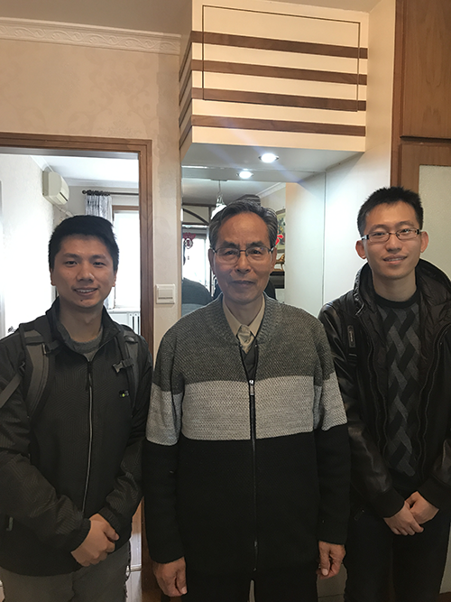 重阳节感恩行走访流机所许洪元老师